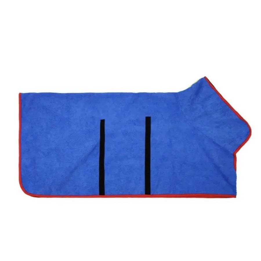 Super absorbent dog bathrobe - Quick-drying pet towel pack, suitable for small/large dogs and cats, full-body coverage, comforta
